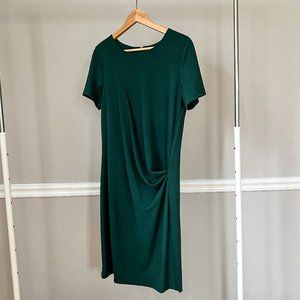 Banana Republic Draped Front Dress; Size Medium Tall
